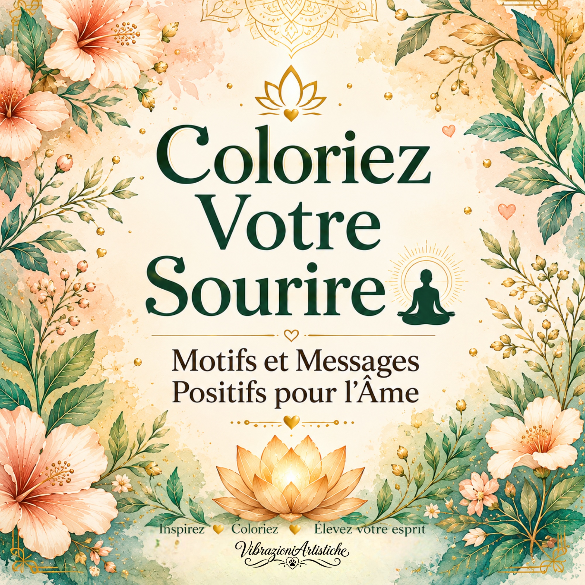 Copertina del libro da colorare Coloriez Votre Sourire