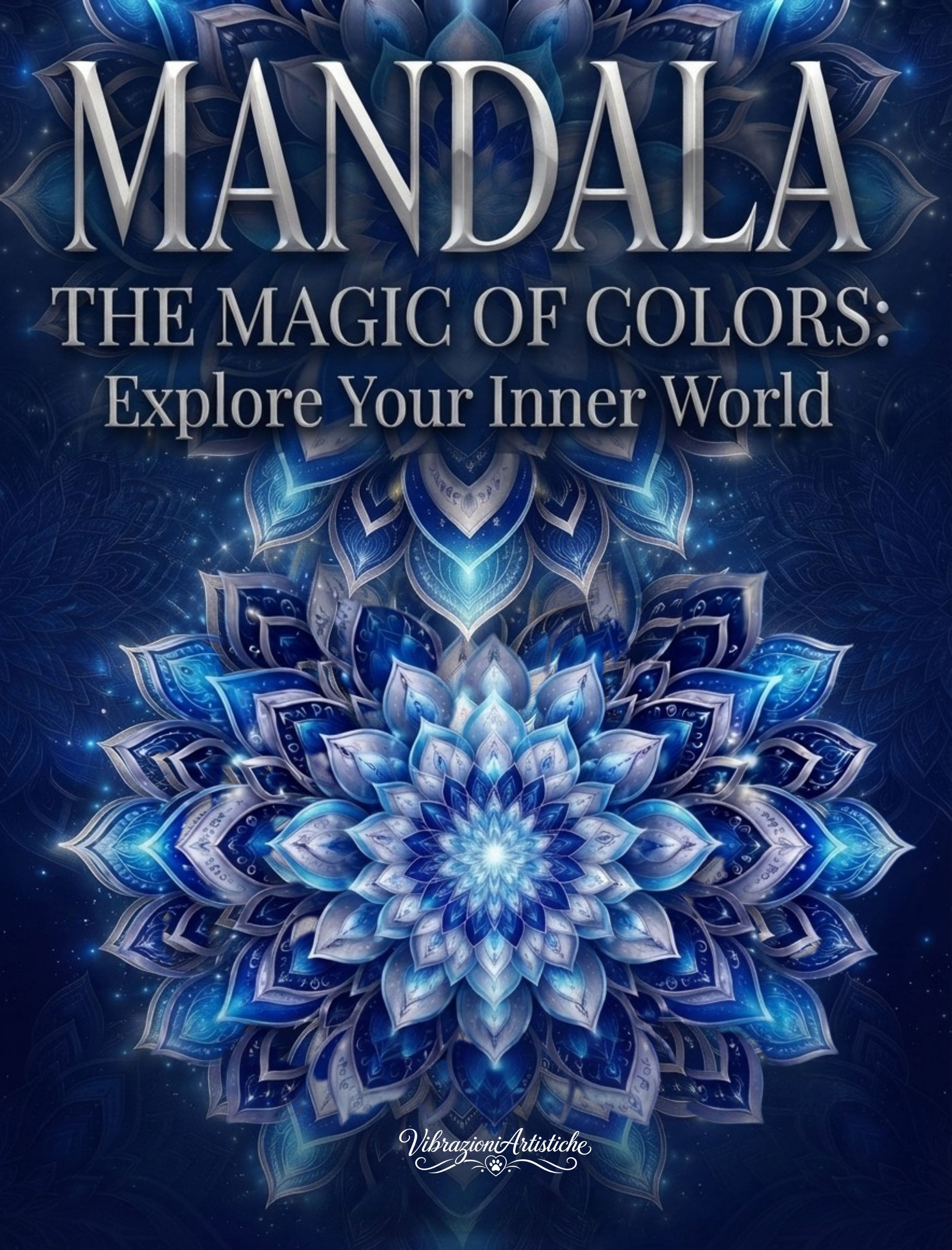 Copertina del libro da colorare Mandala - The Magic of Color